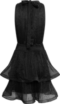 Idun Sparkle Dress - Black