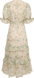 Nanni Fleur Maxi Dress - Green Flower