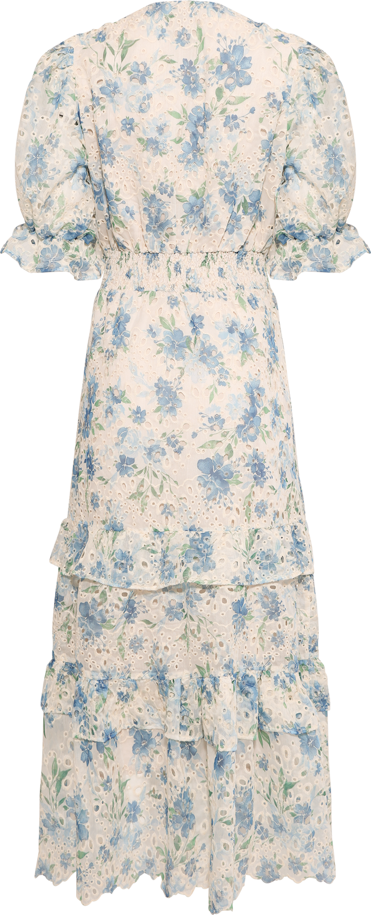 Nanni Flower Maxi Dress - Blue Flower