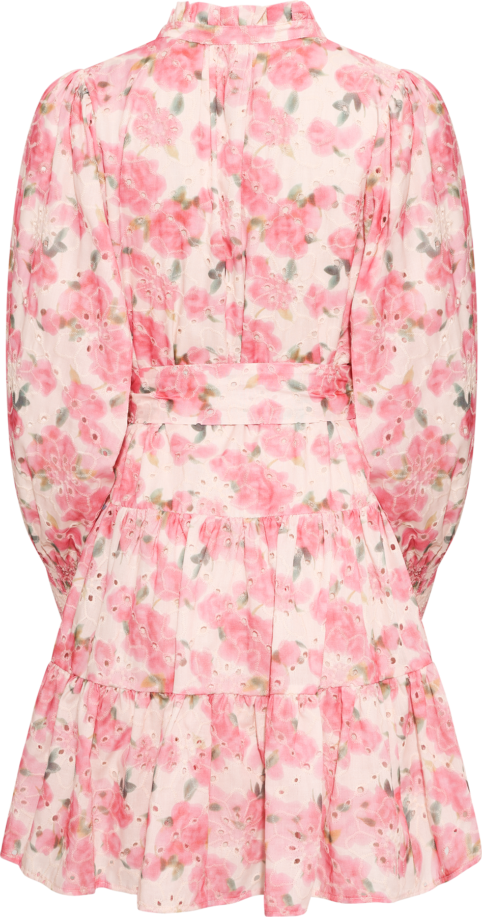 Delphine Embroidery Dress - Light Pink Floral