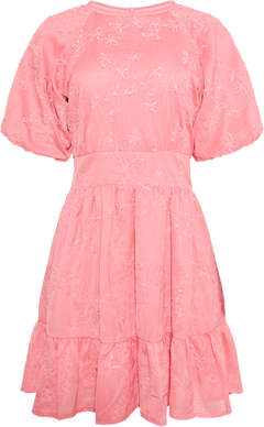 Svanhild Flower Mini Dress - Pink Flower