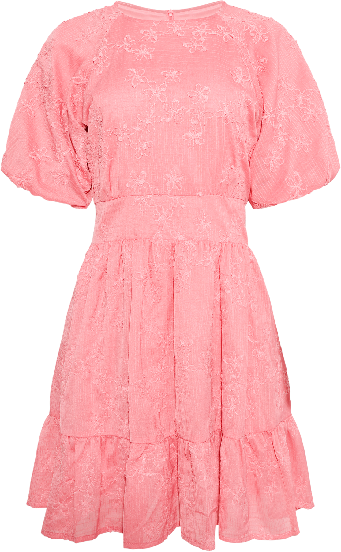 Svanhild Flower Mini Dress - Pink Flower