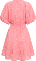 Svanhild Flower Mini Dress - Pink Flower