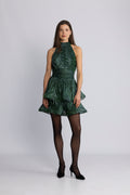 Idun Sparkle Dress - Green