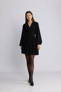 Hedvig Mini Dress - Black Silver