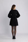 Hedvig Mini Dress - Black Silver