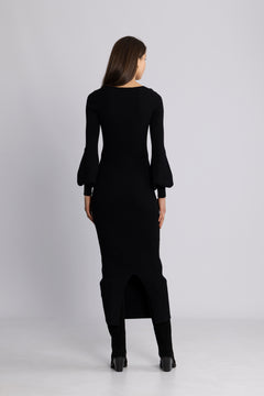 Janet Knit Dress - Black