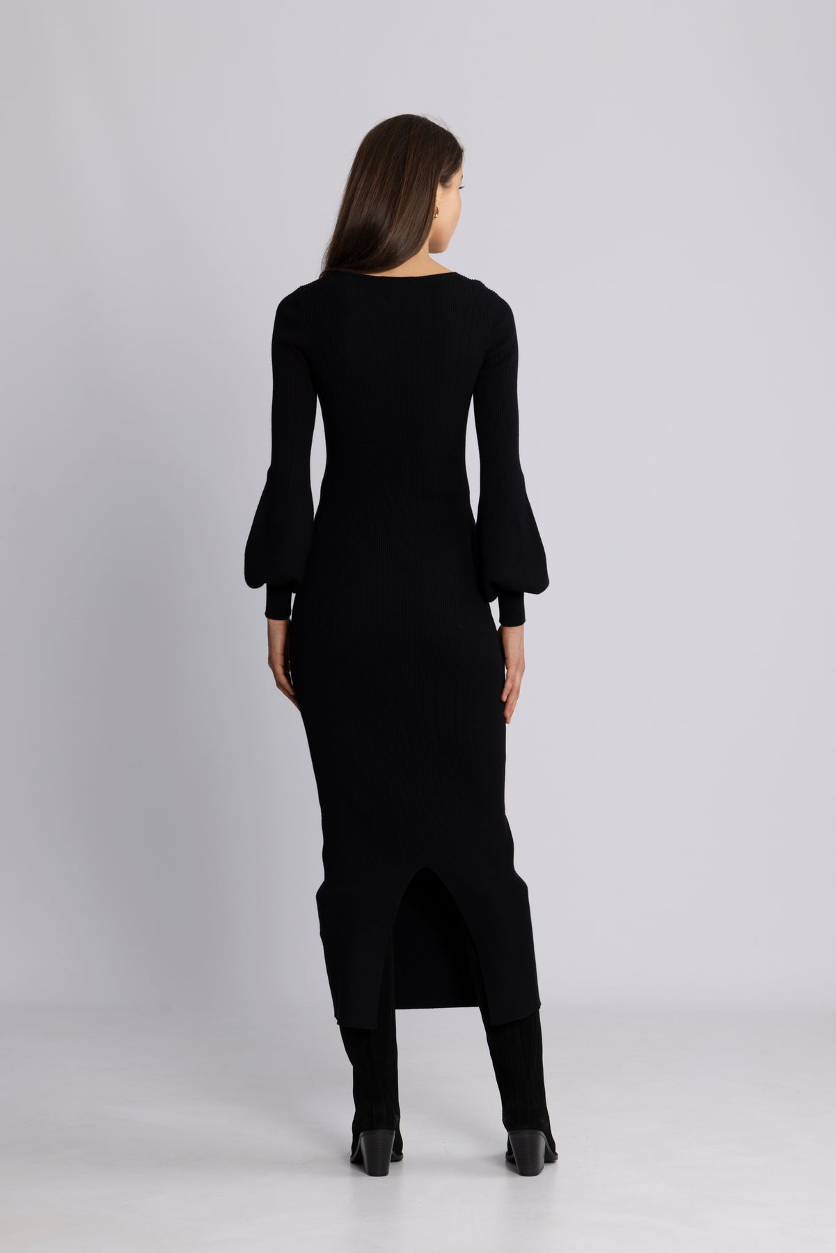 Janet Knit Dress - Black