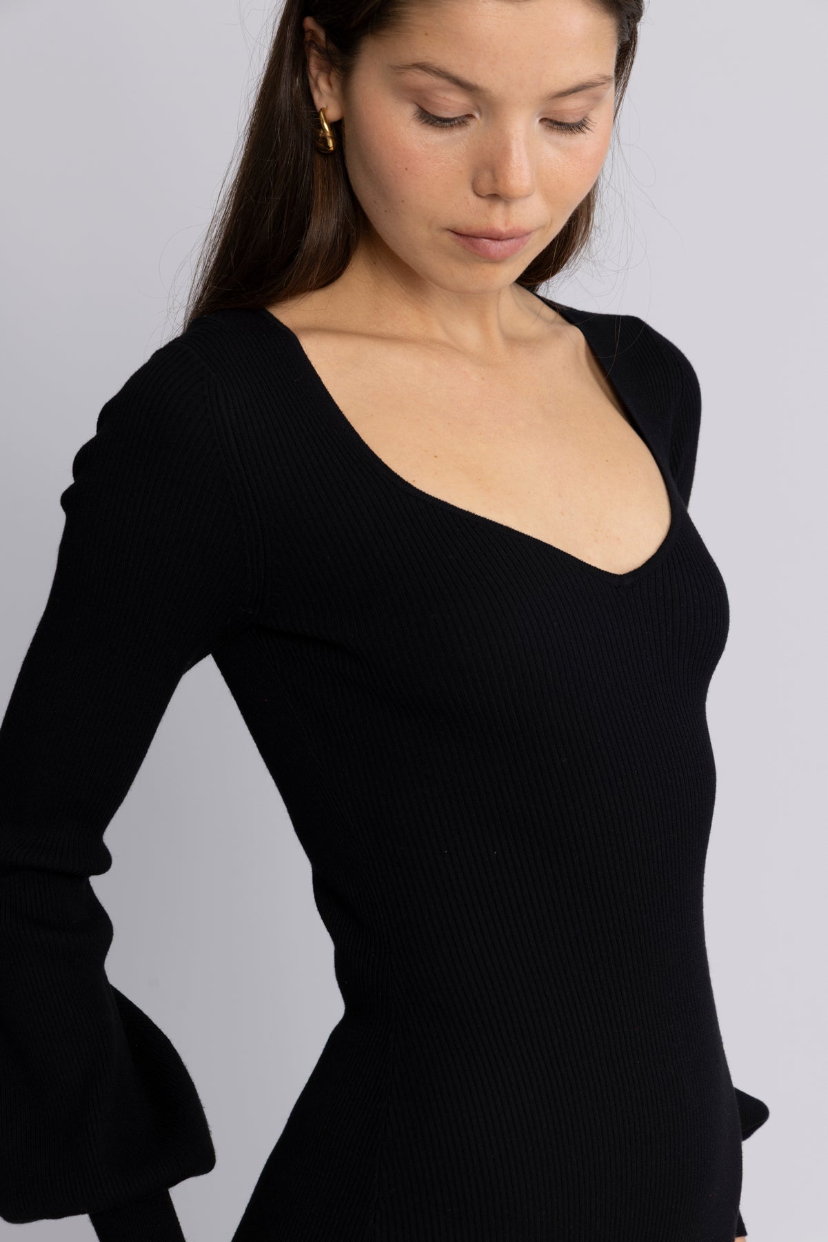 Janet Knit Dress - Black