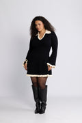 Marie Knitted Dress - Black