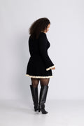 Marie Knitted Dress - Black