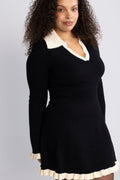 Marie Knitted Dress - Black