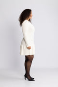 Gerda Crochet Mini Dress - Creme