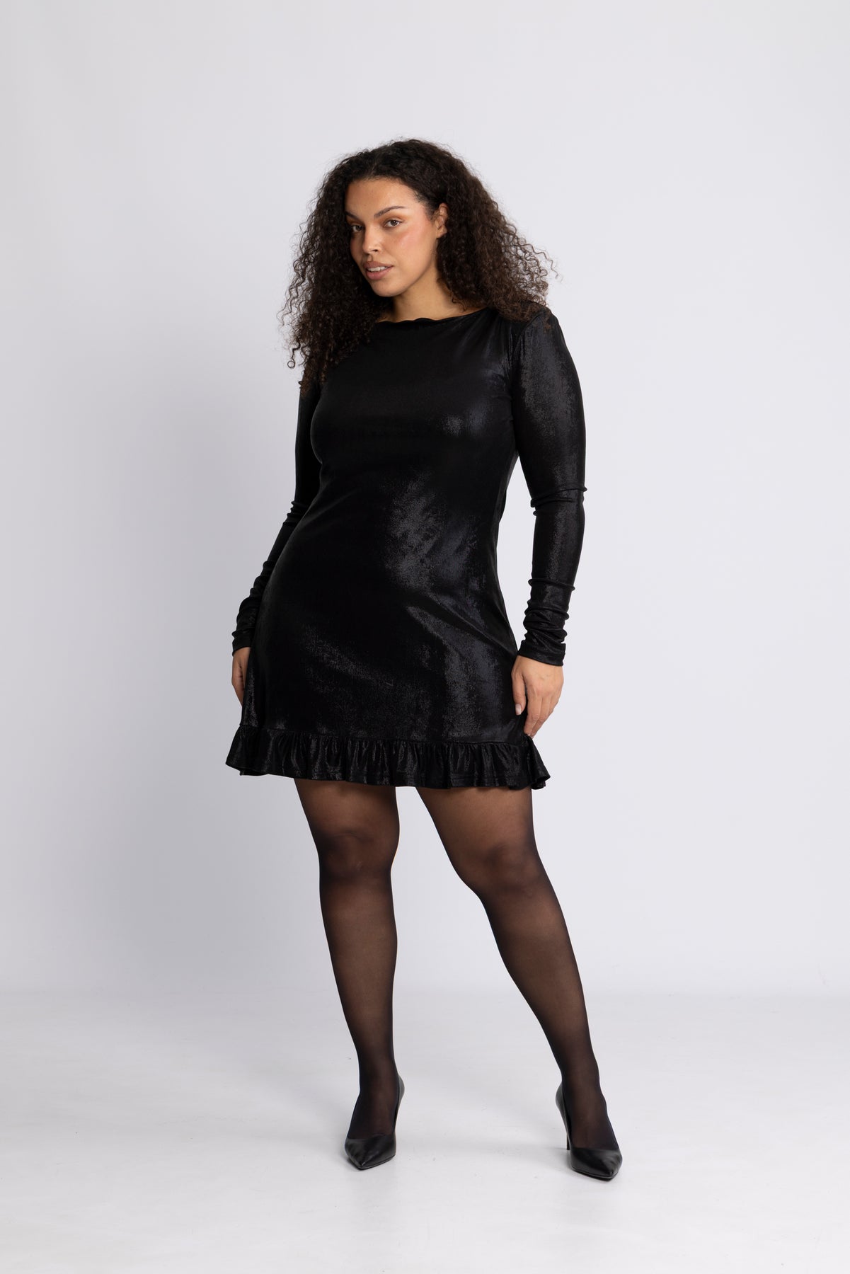 Signe Bodycon Mini Dress - Black