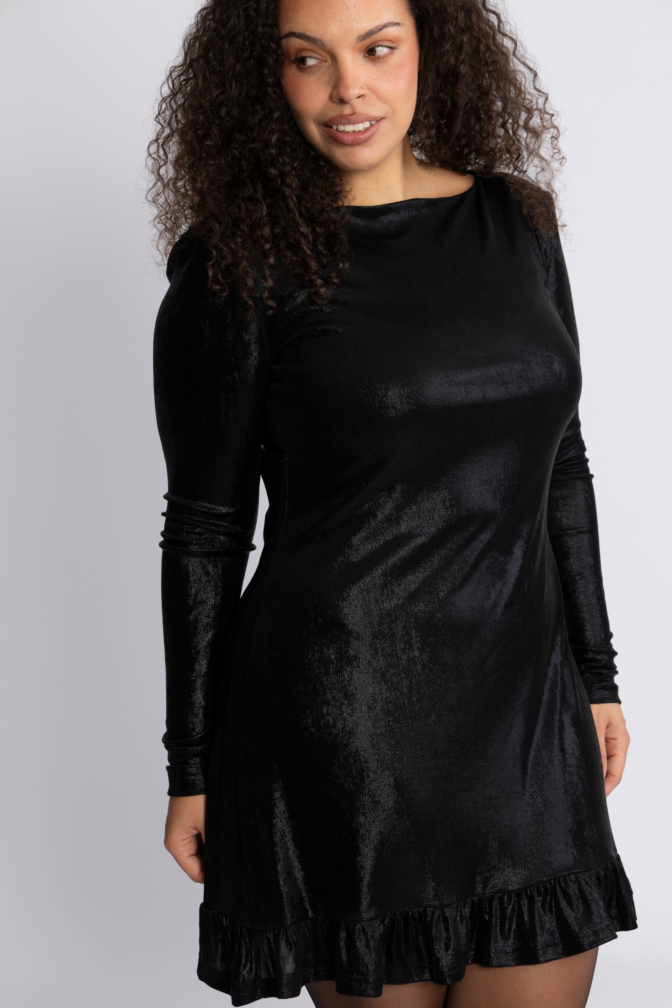 Signe Bodycon Mini Dress - Black