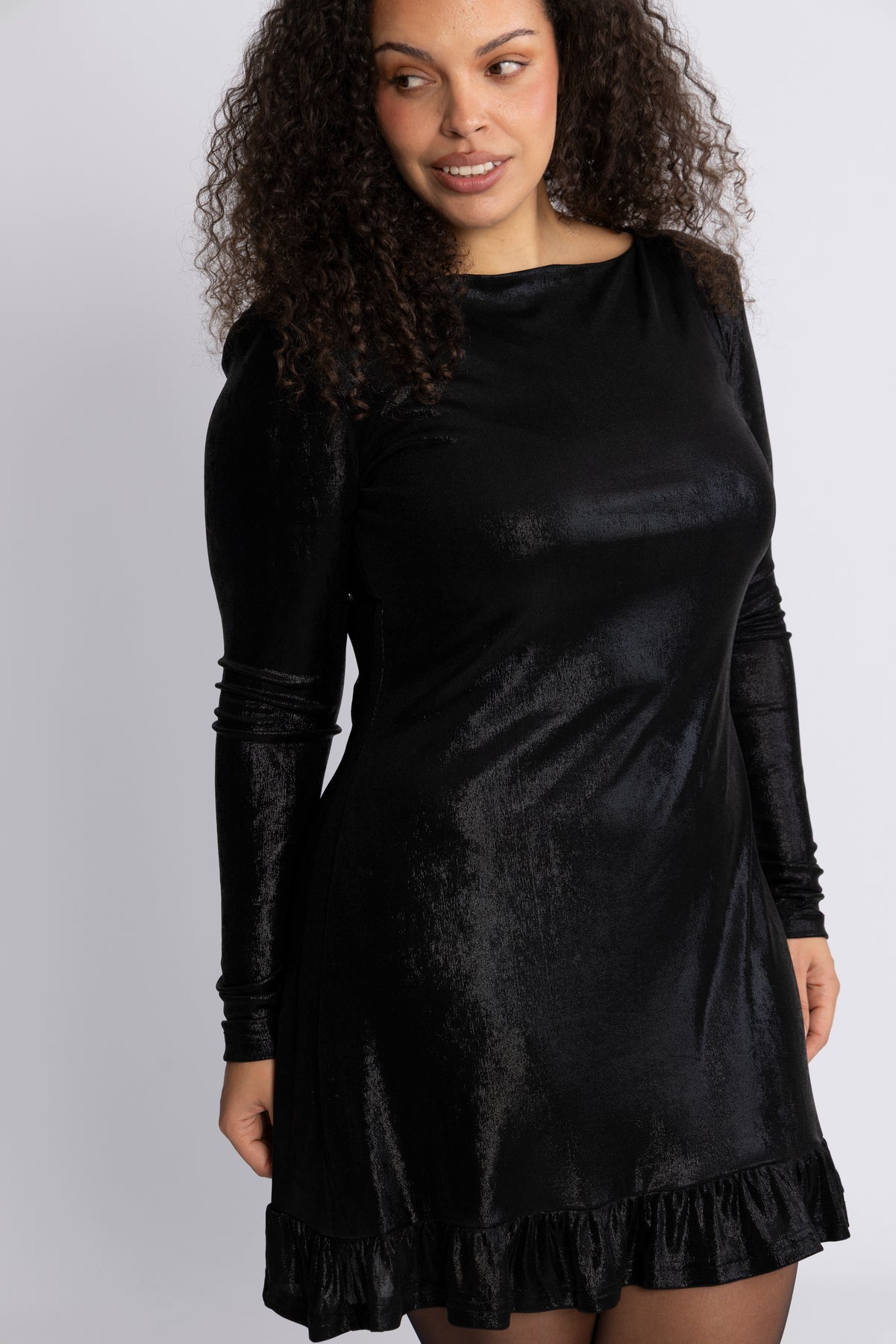 Signe Bodycon Mini Dress - Black