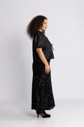Rosie Organza Blouse - Black