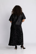 Rosie Organza Blouse - Black