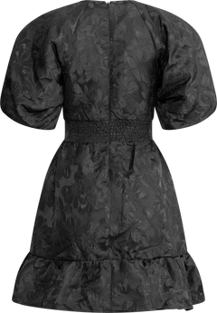 Svanhild Brocade Dress - Black