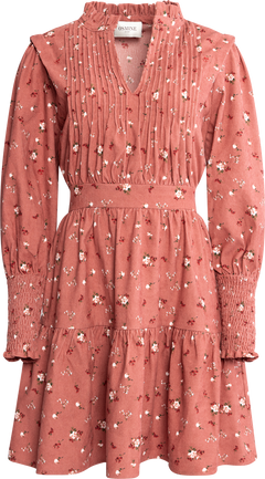 Evina Cord Print Dress - Pink