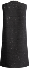 Bolette Boucle Sequins Dress - Black