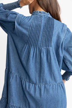 Embla Denim Dress - Blue