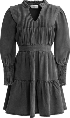 Evina Denim Dress - Black