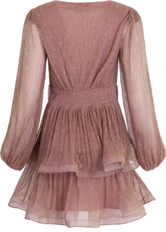 Jade Wave Dress - Light Pink Sparkle