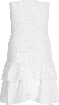 Kanutte Embroidery Dress - White