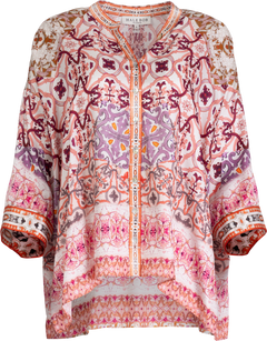 Alayah Top Silk-Viscose - Ivory