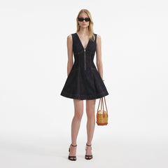 Denim Mini Dress - Indigo