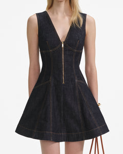 Denim Mini Dress - Indigo