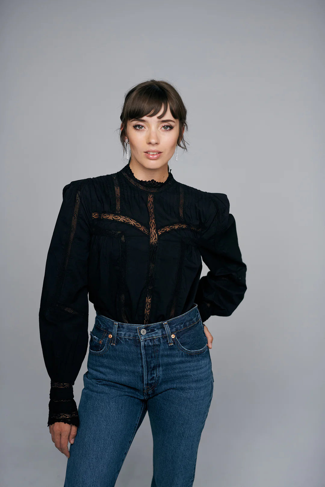 Phoebe Blouse - Black