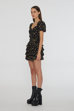 Jacquard Mini Dress - Tap Shoe Comb.