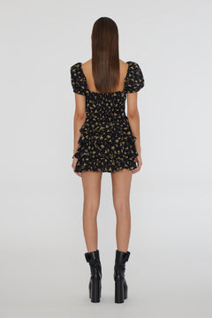 Jacquard Mini Dress - Tap Shoe Comb.