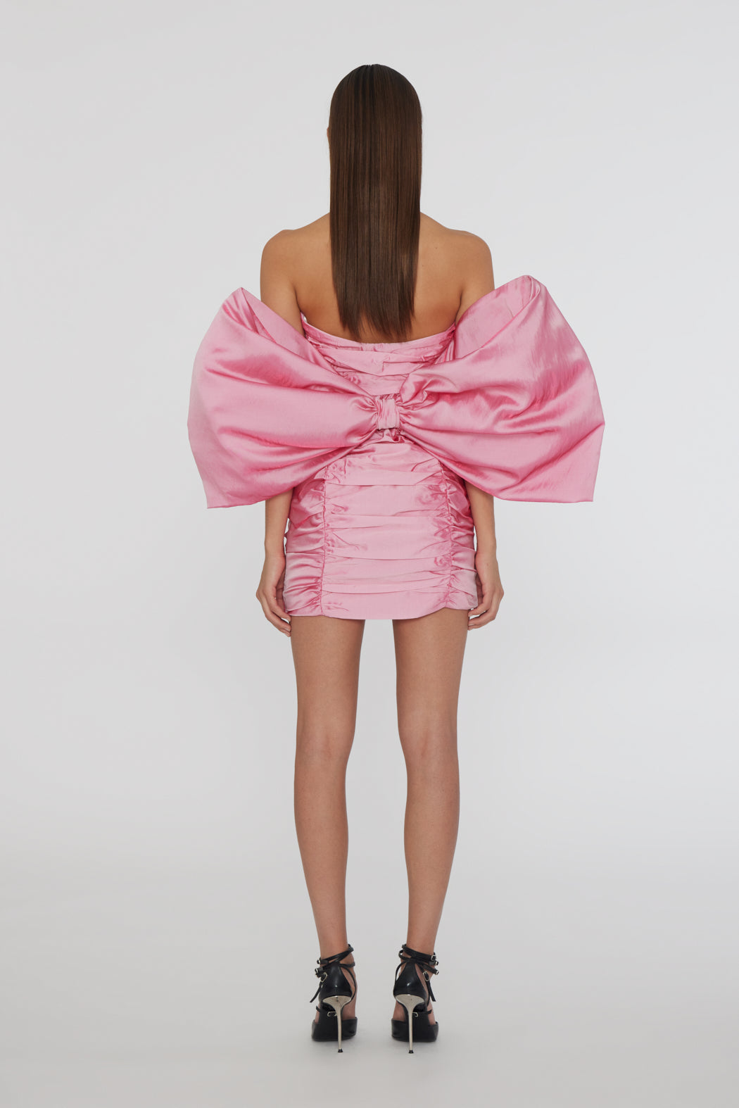 rotate pink bow dress Natalie Bow Dress by ROTATE