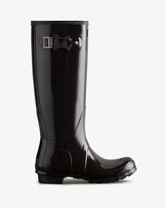 Womens Original Tall Gloss Boot - Black