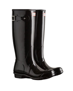 Womens Original Tall Gloss Boot - Black
