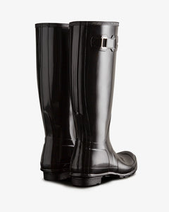 Womens Original Tall Gloss Boot - Black
