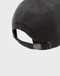 Jeremy Baseball Cap Ab - Dark Heather Grey Wool