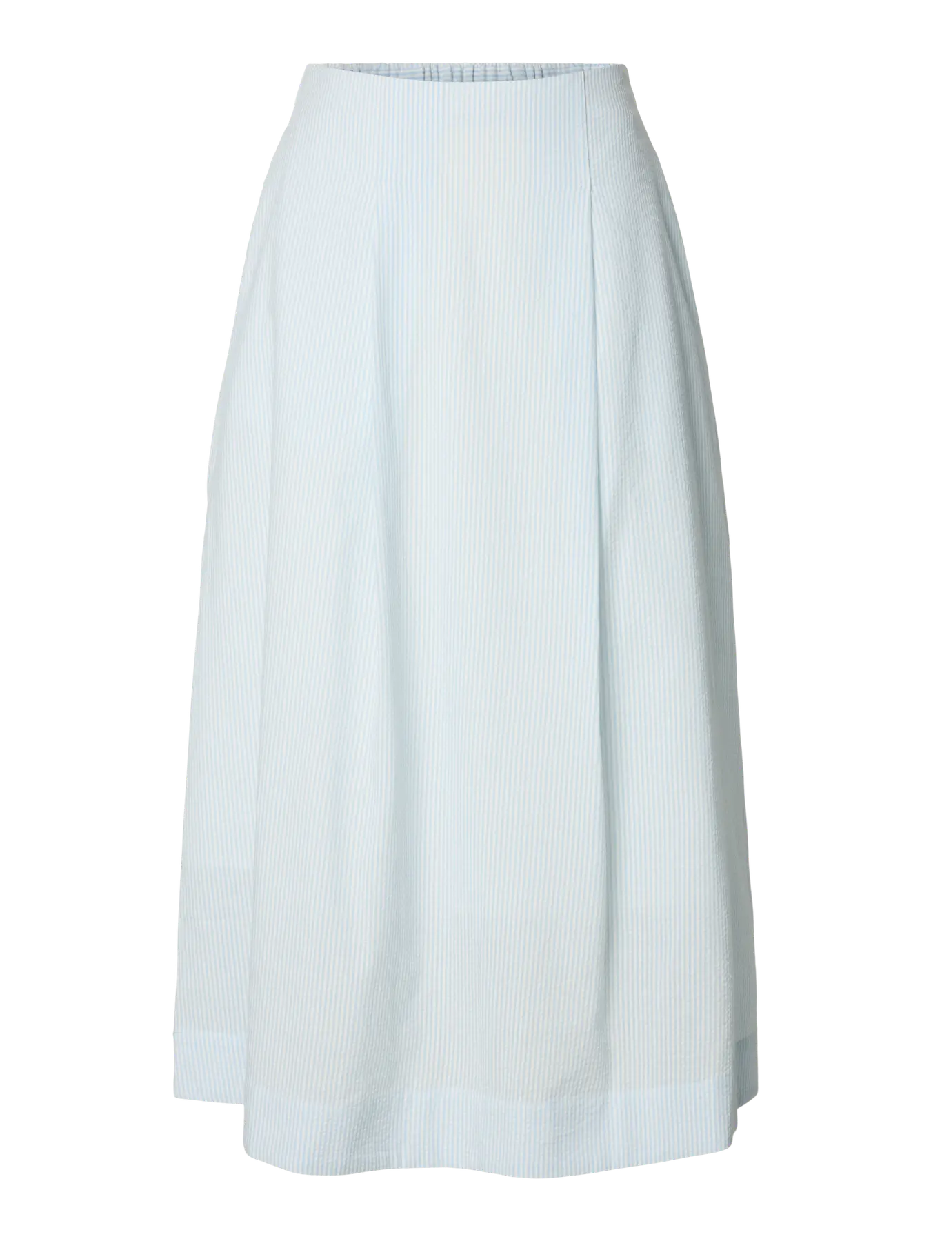 Hannah Hw Midi Skirt B - Cashmere Blue Stripes