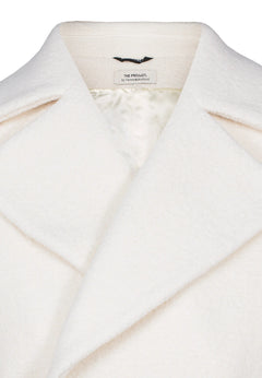 Wool Coat Mid - White