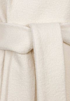 Wool Coat Mid - White