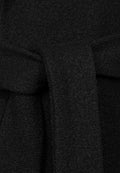 Wool Coat Mid - Black