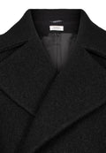 Wool Coat Mid - Black