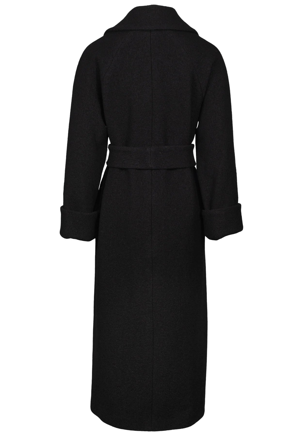 Wool Coat Long - Black