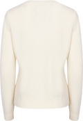 Boucle C-Neck Cardigan - Cream