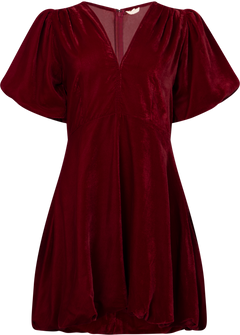 Blake Dress - Velvet Bordeaux