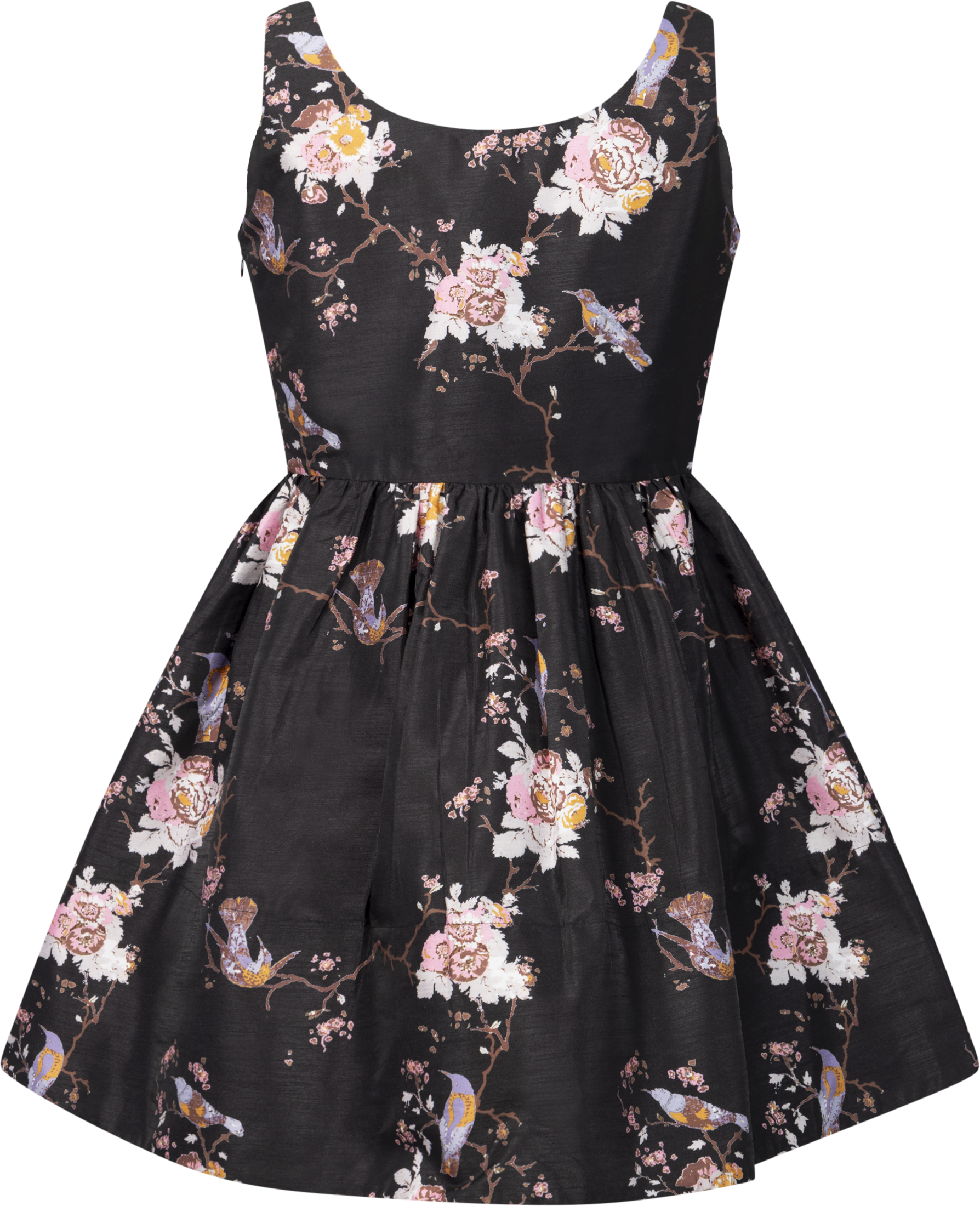 Taffeta Mini Dress - Wallpaper