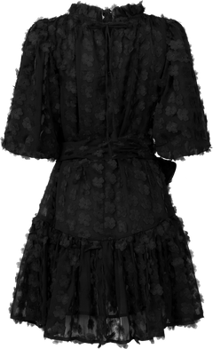 Laura Dress - Black Applique